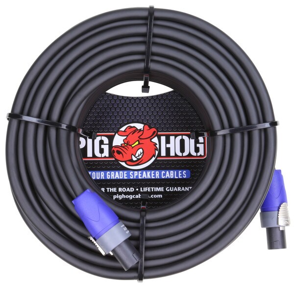 Main product image for Pig Hog PHSC100SPK 100 ft. Tour Grade Speaker Cable 14/2 AWG speakON to speakON256-040